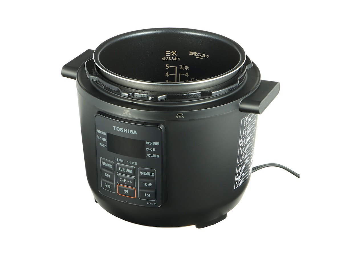 東芝ライフスタイル 電気圧力鍋 RCP-30Rをレビュー!クチコミ・評判を 東芝ライフスタイル 電気圧力鍋 RCP-30Rをレビュー!クチコミ・評判を