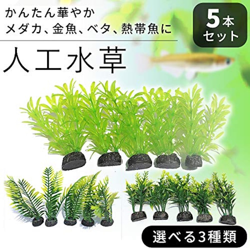 水草 人工 5本セット 2