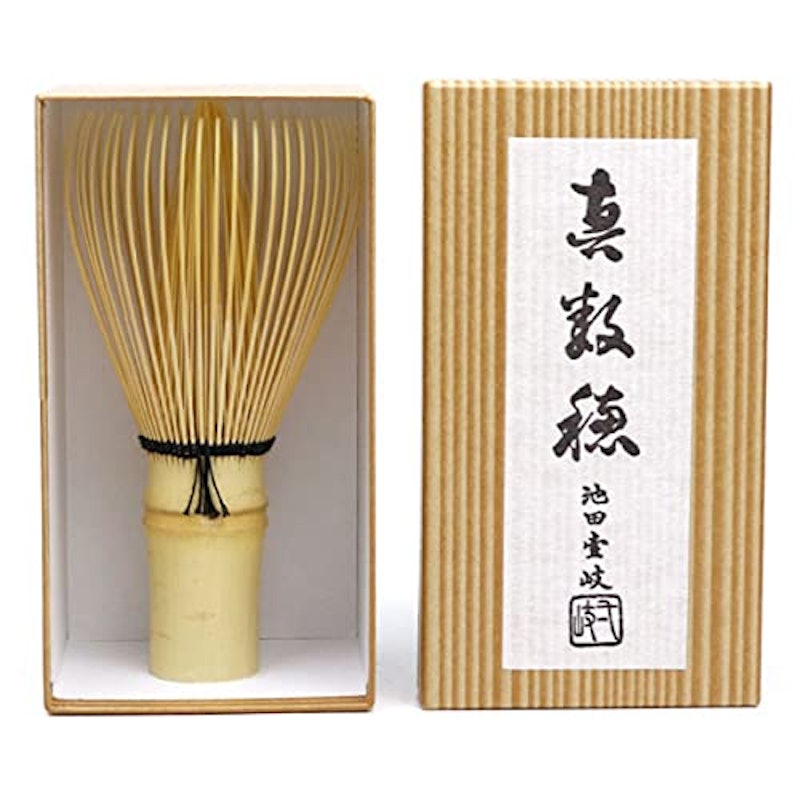 茶筅 日本製 池田壹岐作 白竹 真数穂 1
