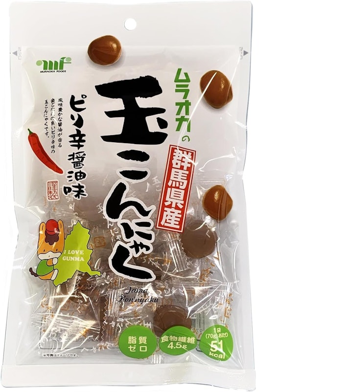 おつまみ玉蒟蒻 ピリ辛醤油味 1