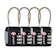 pack all TSAワイヤーロック 1