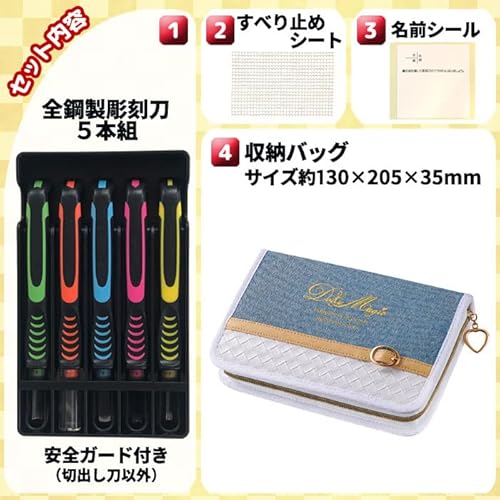 彫刻刀ソリッド フラットタイプ「ドーリーマジック」 2