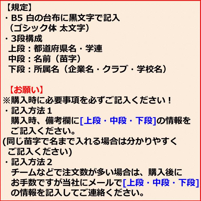 ソフトテニス用ゼッケン 布タイプ 2