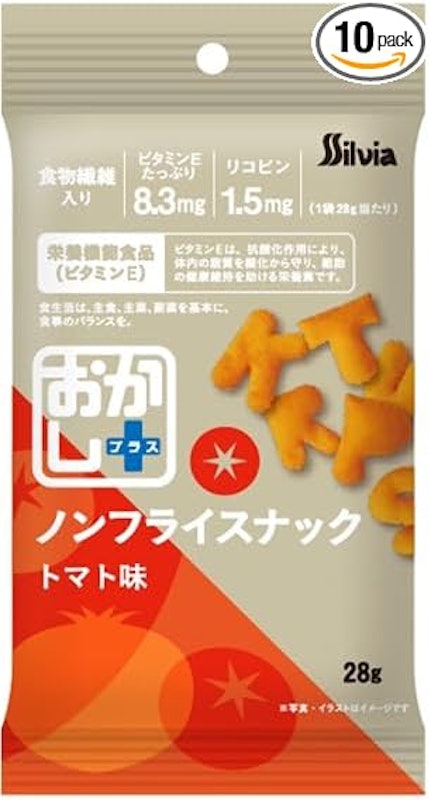 おかし+ノンフライスナック トマト味 1