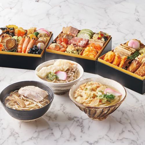 おせち料理 彩寿 & めん工房辻麺3種 セット 1