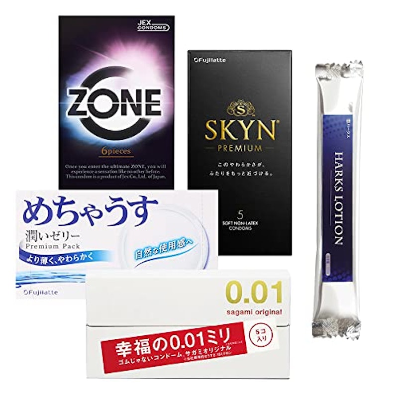 人気コンドーム 4種セット 1