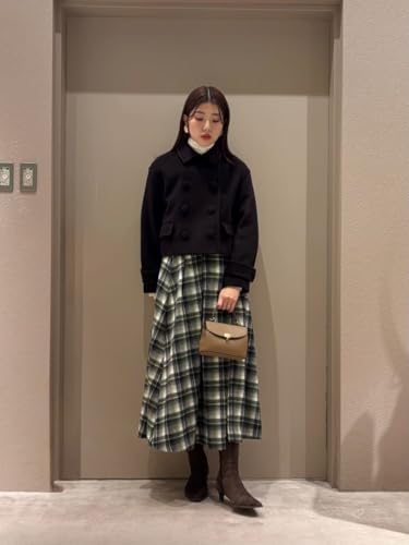 Wool Cashmere Short Length Pea Coat 6