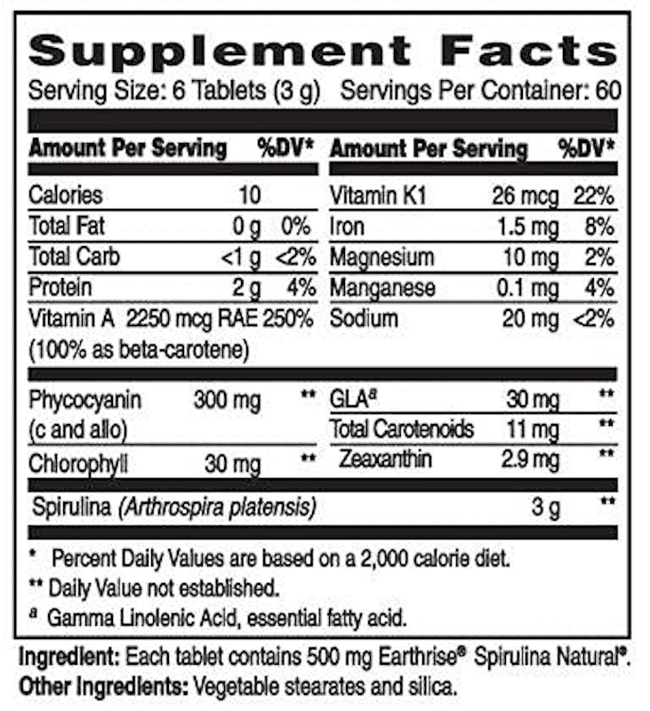 Spirulina Natural 3