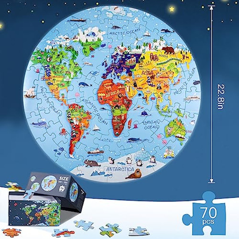 世界地図ジグソーパズル 2