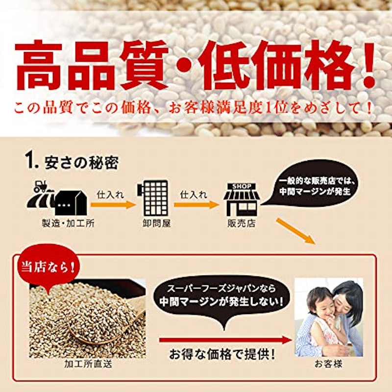 有機 いりごま 白 3