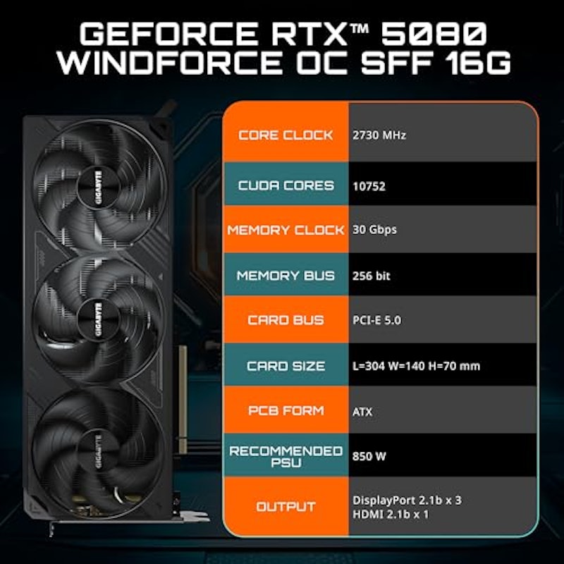 GeForce RTX 5080 WINDFORCE 2