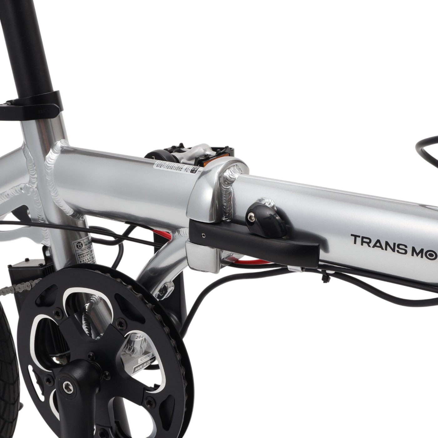 新品トランスモバイリー(TRANS MOBILLY) NEXT163 シルバー トランスモバイリー(TRANS MOBILLY) NEXT163-S 折りたたみ電動