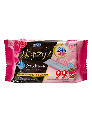 クリンクル 床キラリ フローリングウエットシート フローラル 1