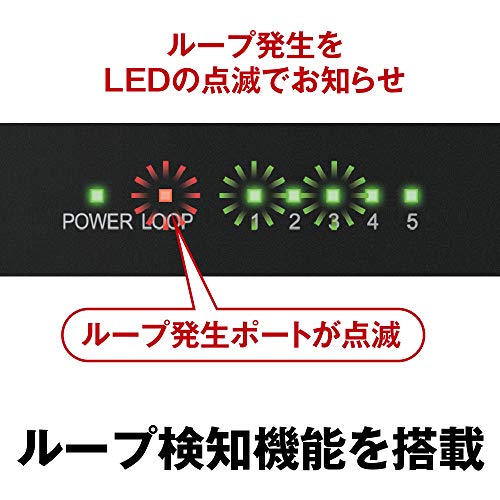 Giga対応スイッチングハブ 9