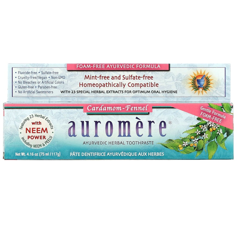 Foam-Free Cardamom-Fennel Ayurvedic Toothpaste 2