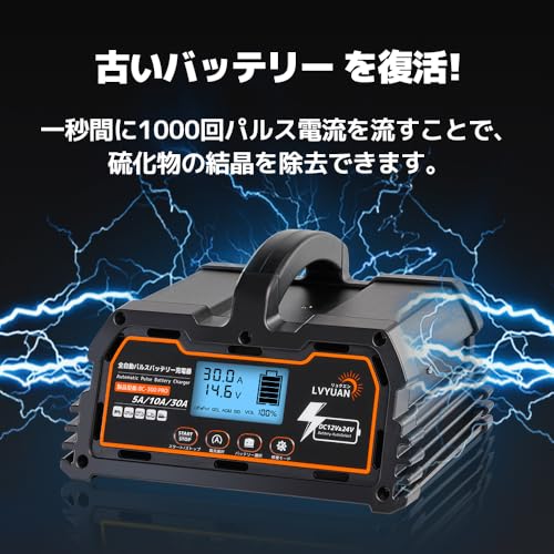 自動パルスバッテリー充電器 2
