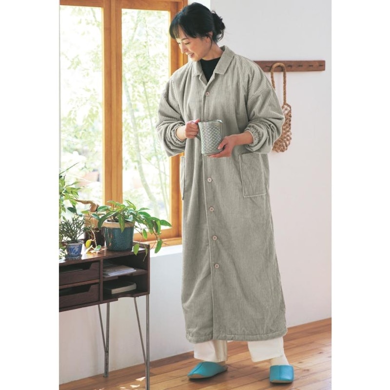 コーデュロイ調着る毛布 2