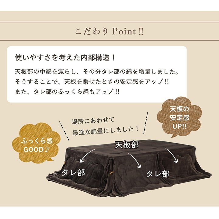 こたつ掛け布団 超大判フラン 11