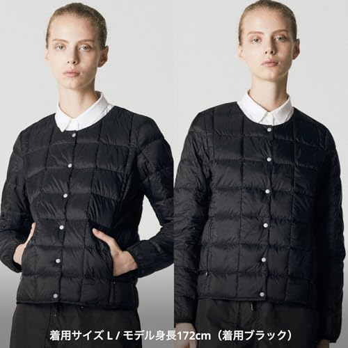 ベーシック クルーネックボタン インナーダウンジャケット 2
