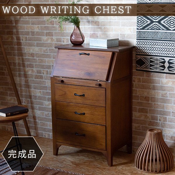 イタリア 象嵌細工 ライティングビューロー チェスト 鍵付き 【公式通販】