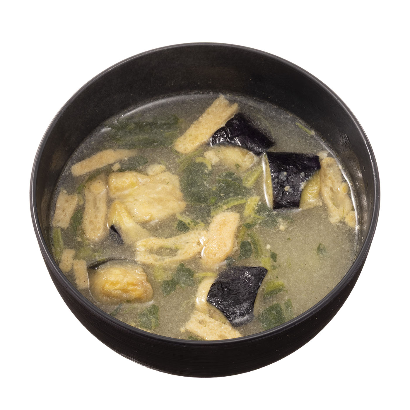 素材を生かした味噌汁 揚げ茄子とほうれん草 6