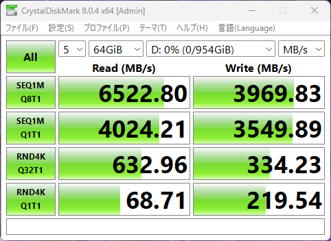 M.2 2280 PCIe 4.0 NVMe SSD + ヒートシンク 4