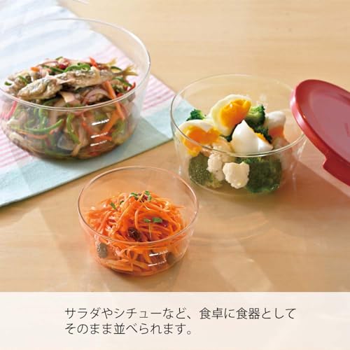 耐熱ガラス製保存容器 丸 3
