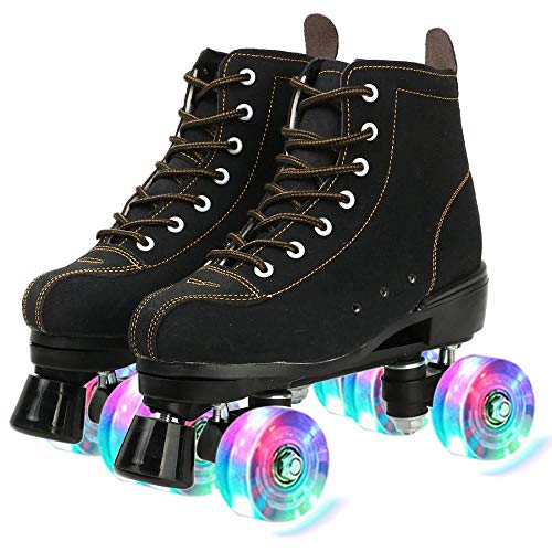 Yvolution なインラインスケート18cm-24cm サイズ調整可能 LED光る