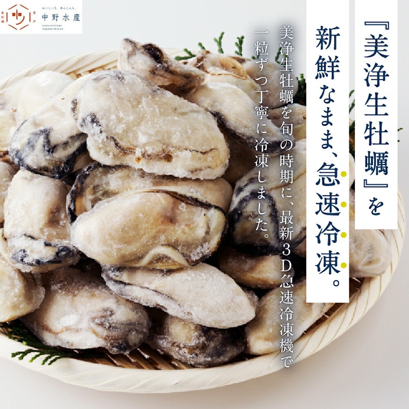 美浄生牡蠣 冷凍むき身 2
