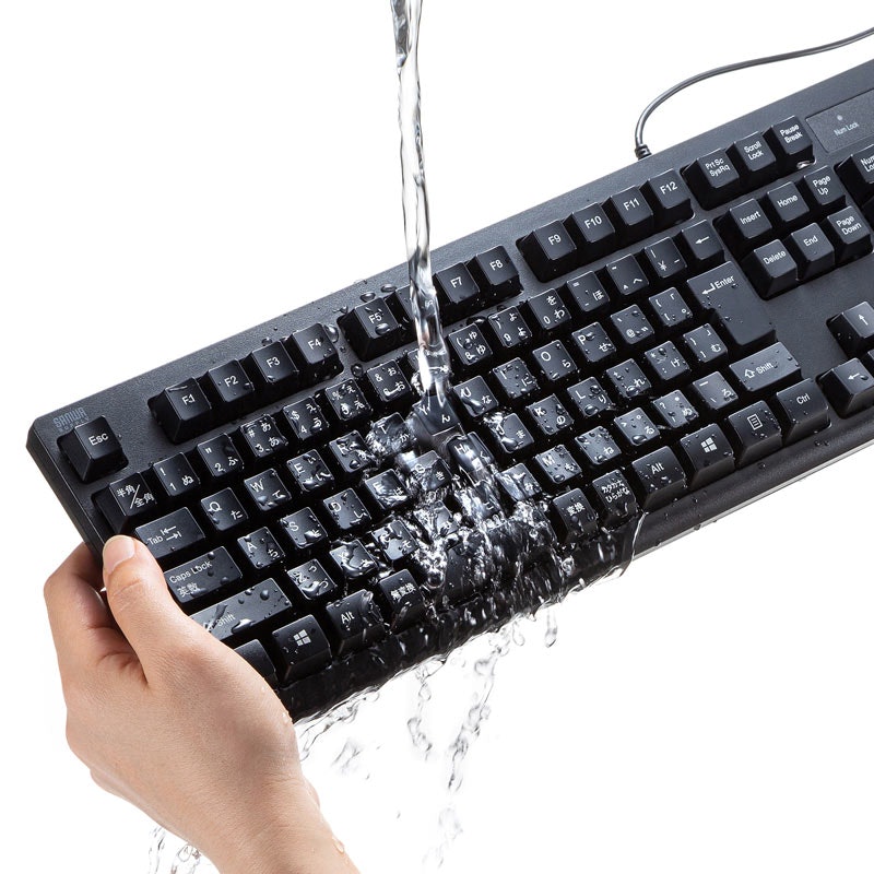 抗菌防水防塵仕様の日本語109キーボード 3