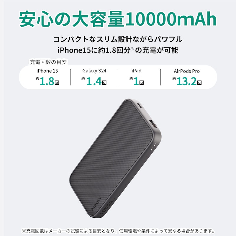 Spark Go 10K モバイルバッテリー 4
