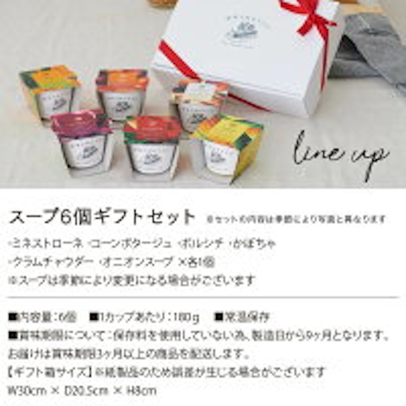 ベジMOTTOスープ6個ギフトセット 4