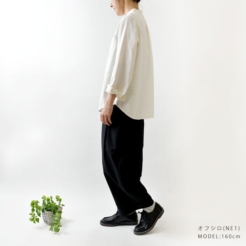 ベーシック スタンドカラー シャツ 3