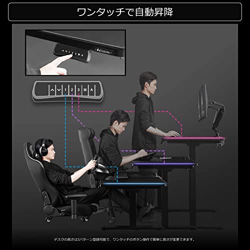 電動スーパーゲーミングデスク 6