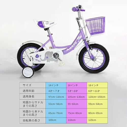 STITCH 子供用自転車 Vintage カゴ ベル 補助輪付き 男の子