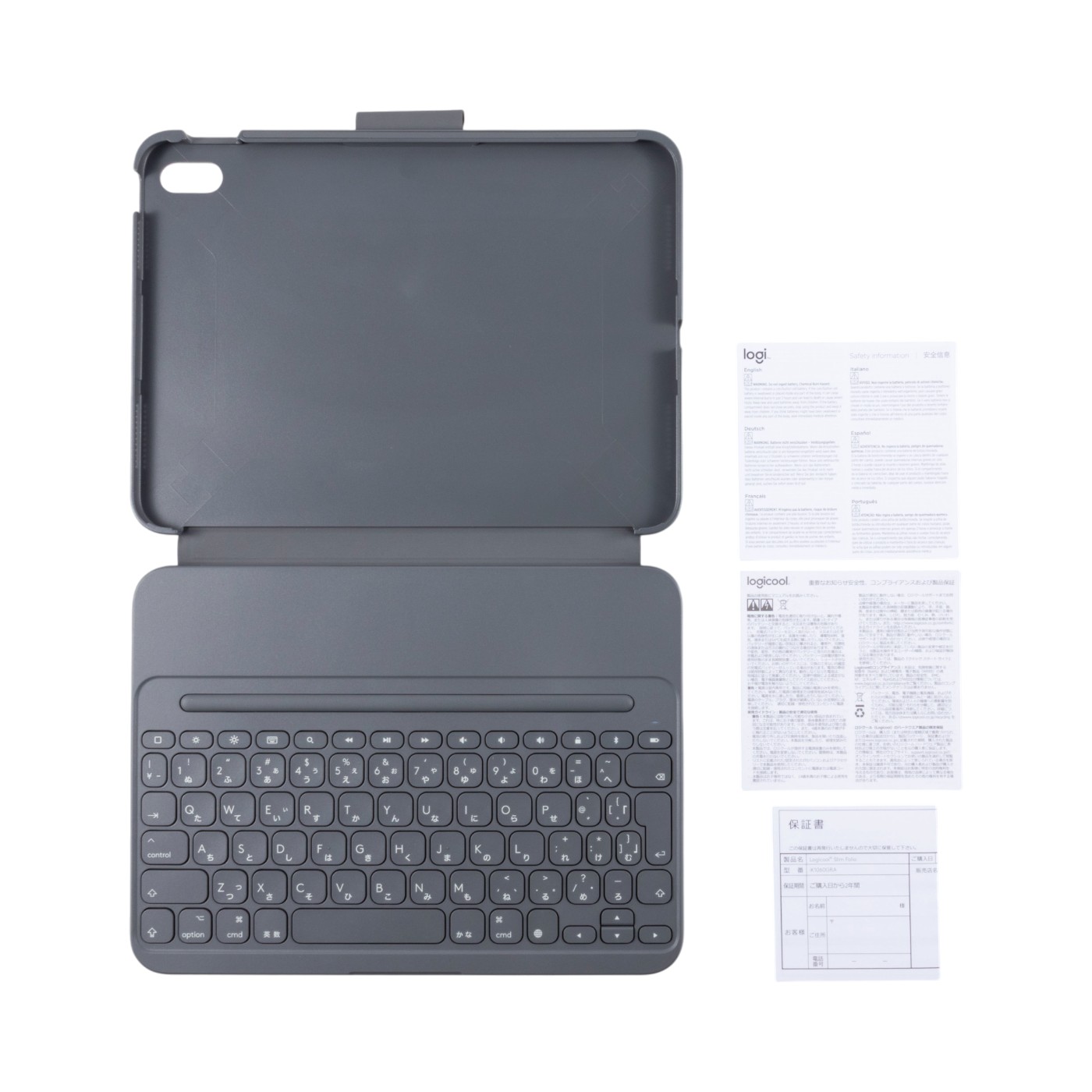 ロジクール SLIM FOLIO iK1060GRAを検証レビュー！iPad用キーボードの