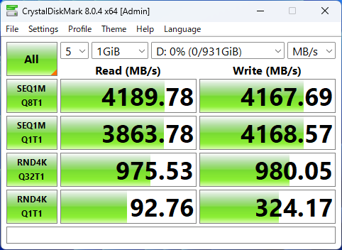 SN580 NVMe SSD 4