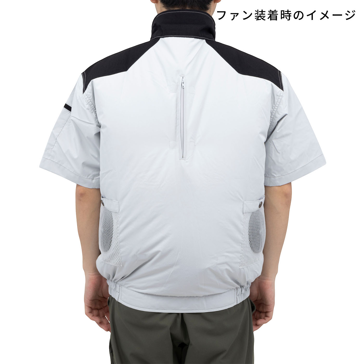 空調服半袖ブルゾン 6