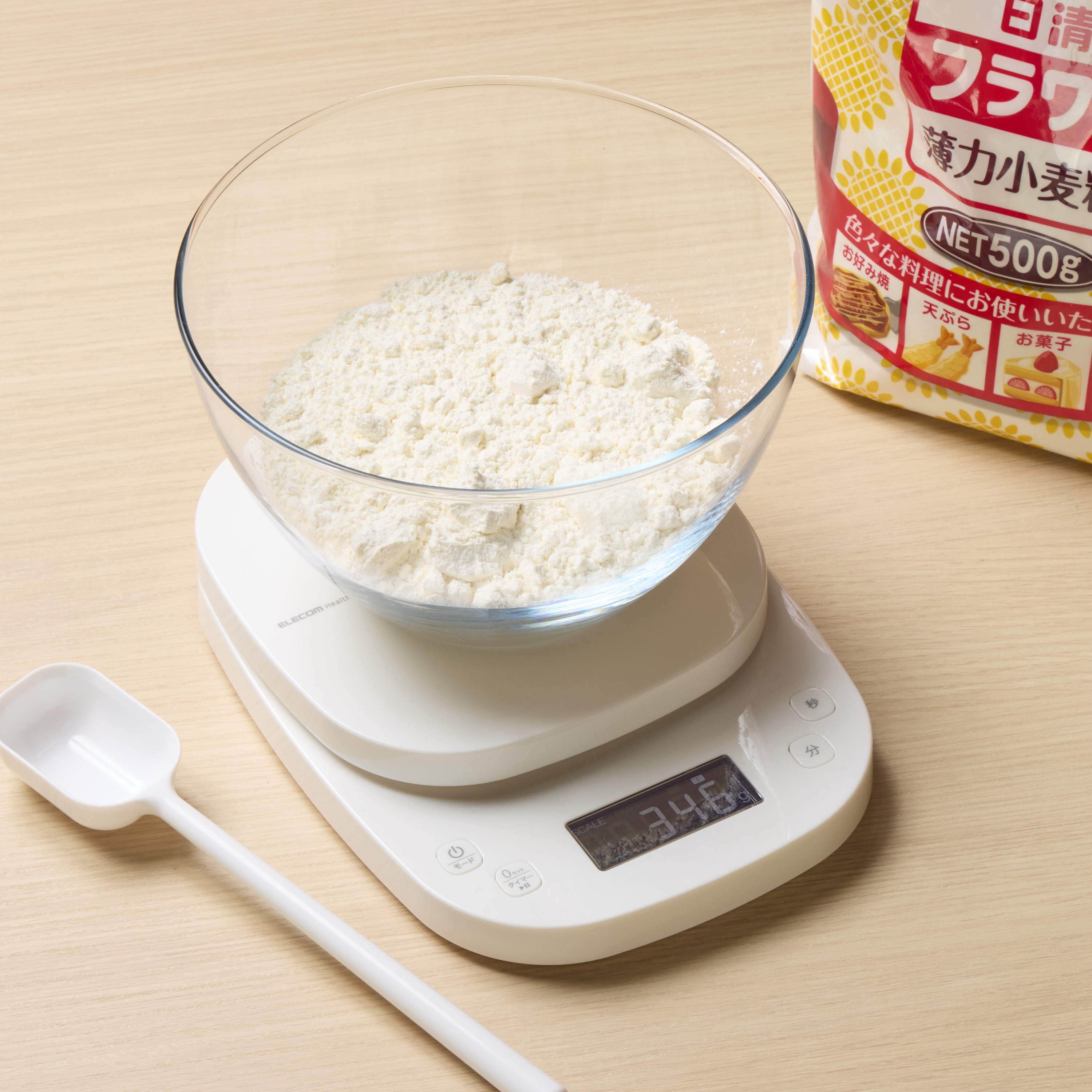 タイマー付きキッチンスケール 6