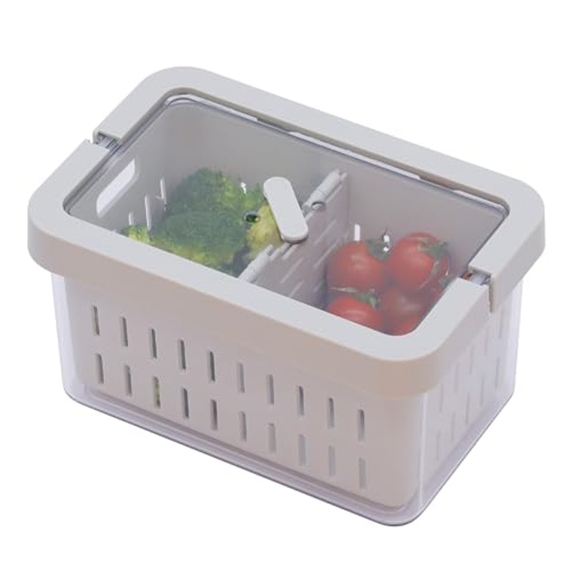 野菜にやさしいザル付き保存容器 1