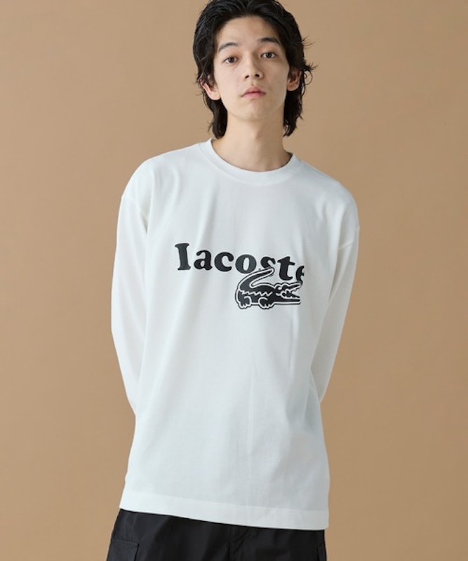 鹿の子オーバーサイズプリント ロングスリーブTシャツ 3