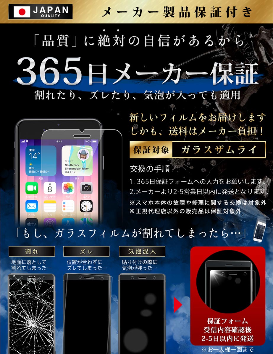iPhone 保護フィルム 10