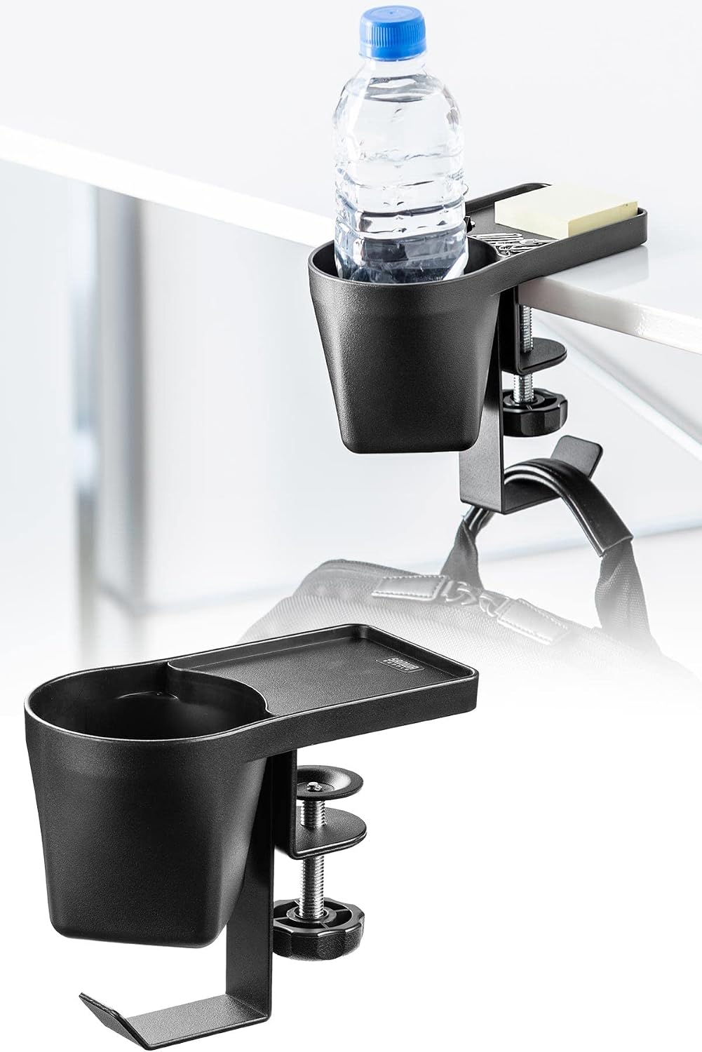 ドリンクホルダー クランプ式 ヘッドホンハンガー 1