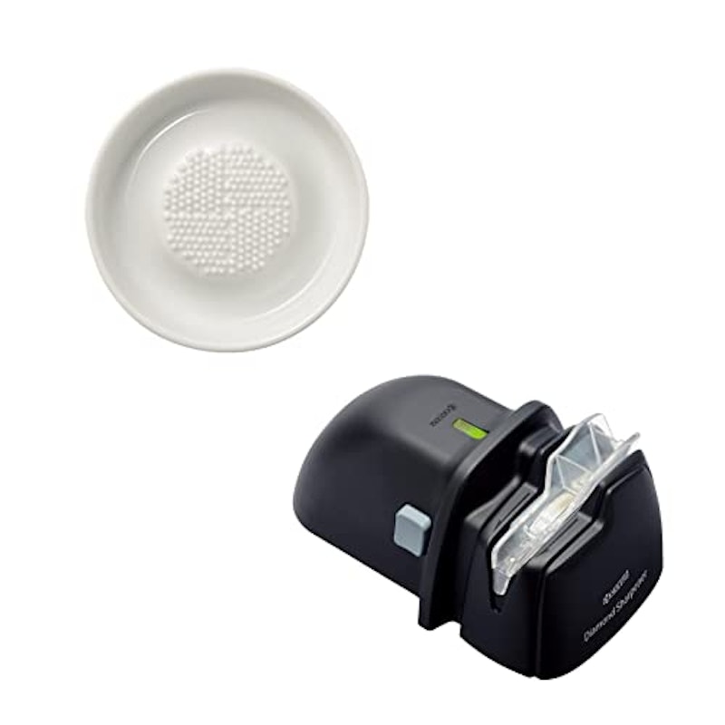 セラミックおろし器&電動ダイヤモンドシャープナーセット 1