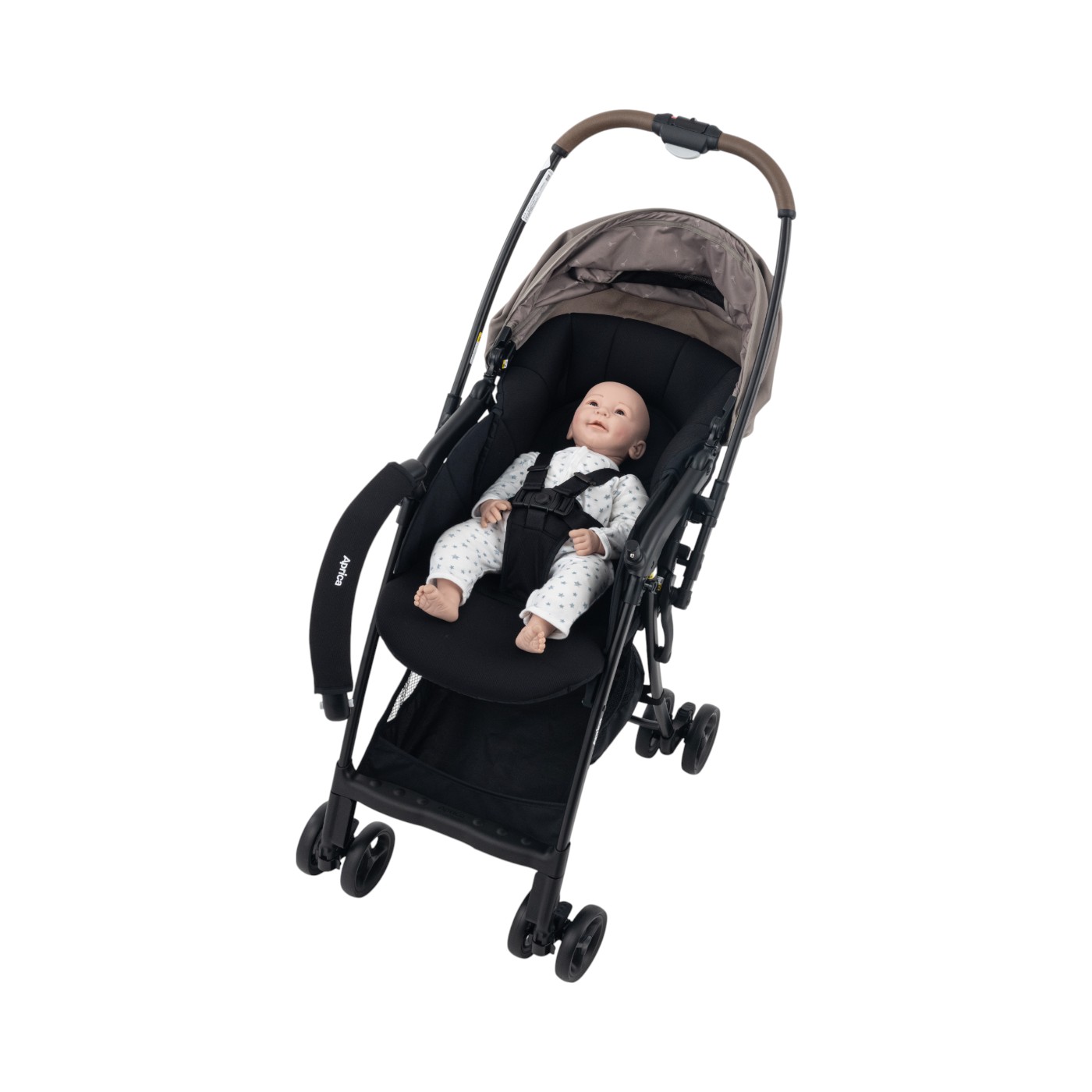 ピジョン エパ epa 両対面式A型ベビーカー ブラック オート4輪