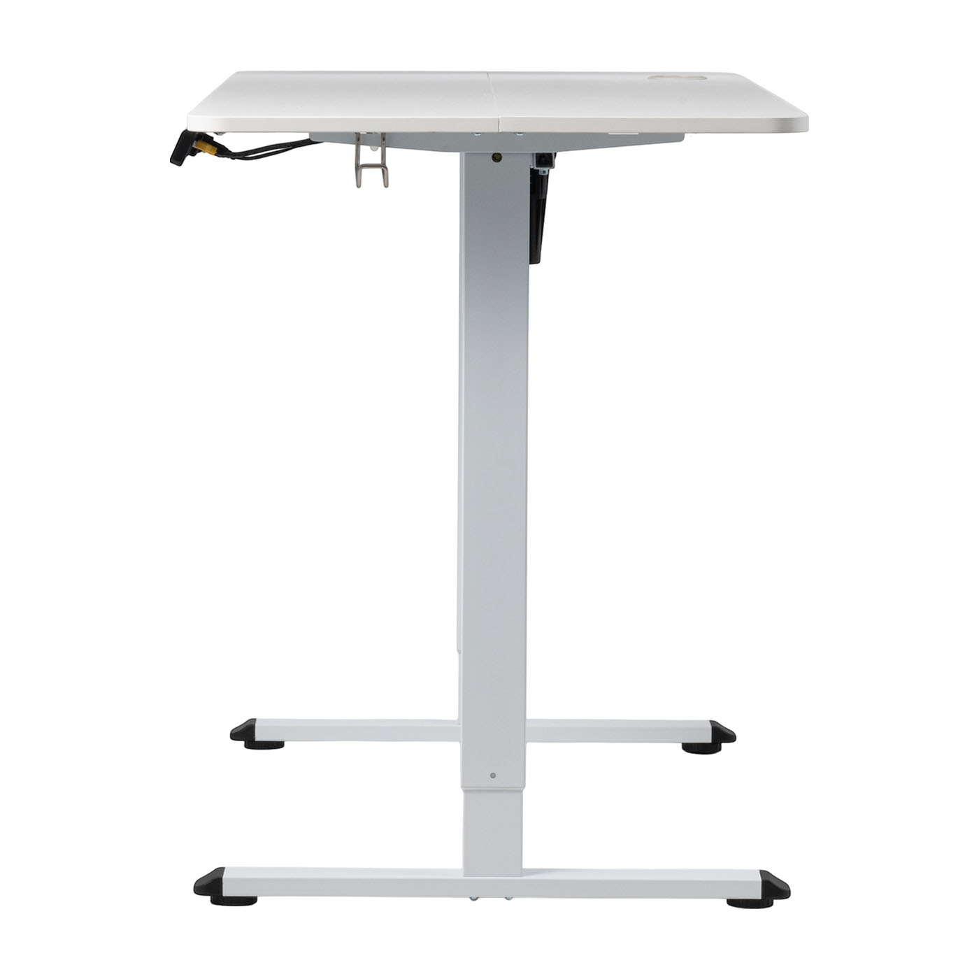 【佐伯①】昇降式デスク スタンディングデスク（電動昇降式・引き出し・天板角度調節・天