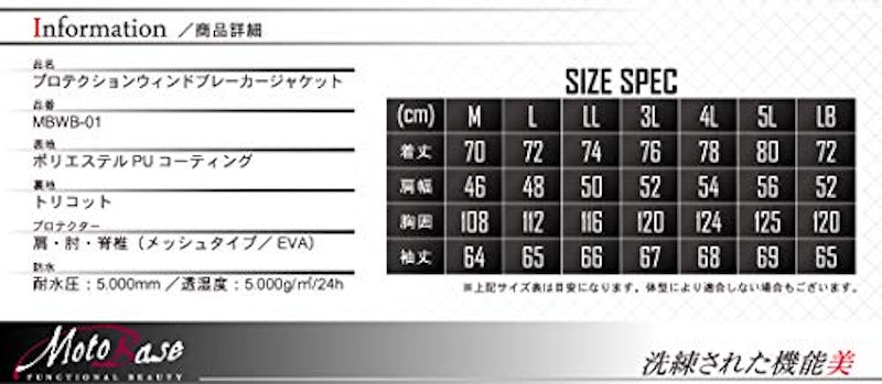 プロテクションウィンドブレーカージャケット 7