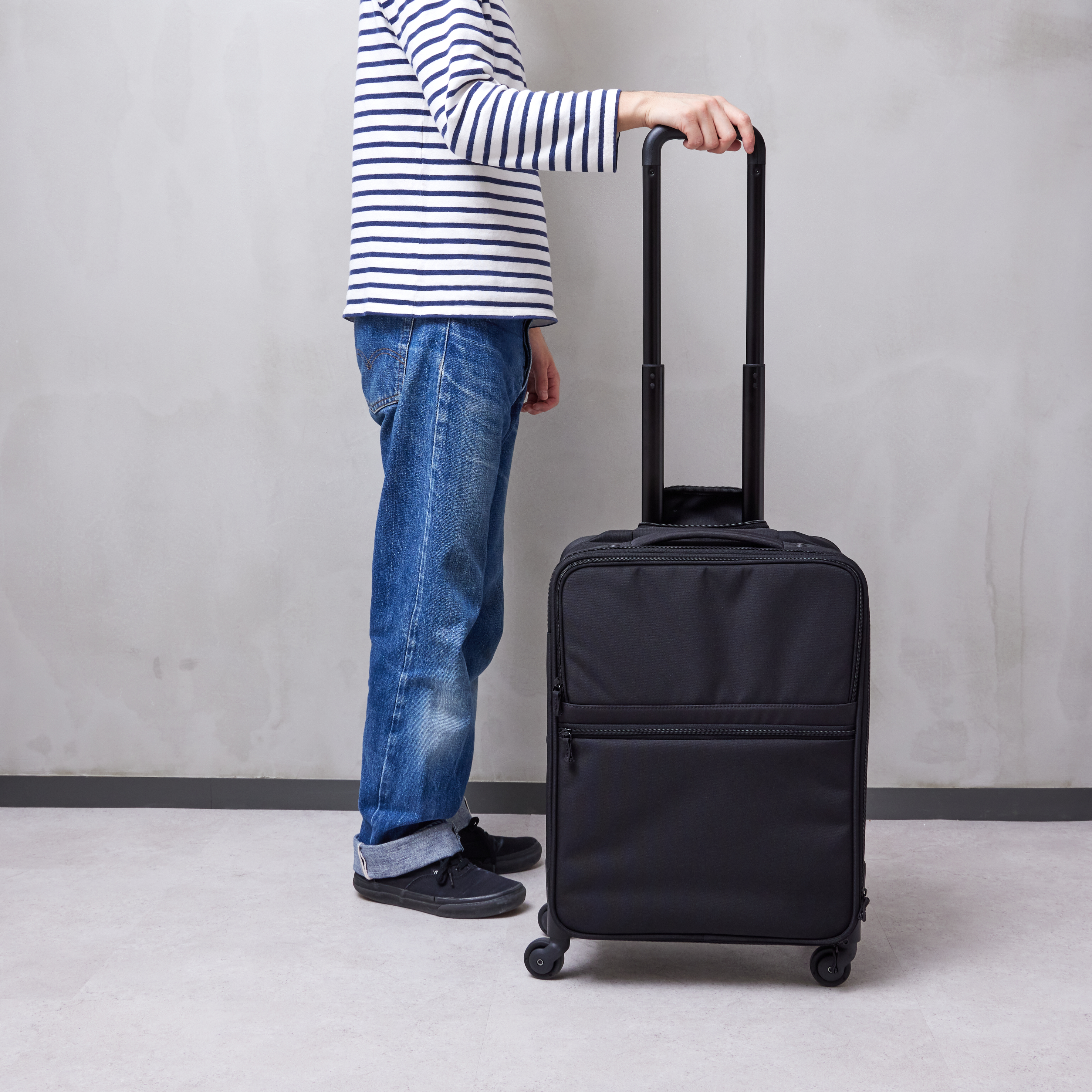 無印 ソフトキャリーケース L size 無印良品 半分の厚みで収納