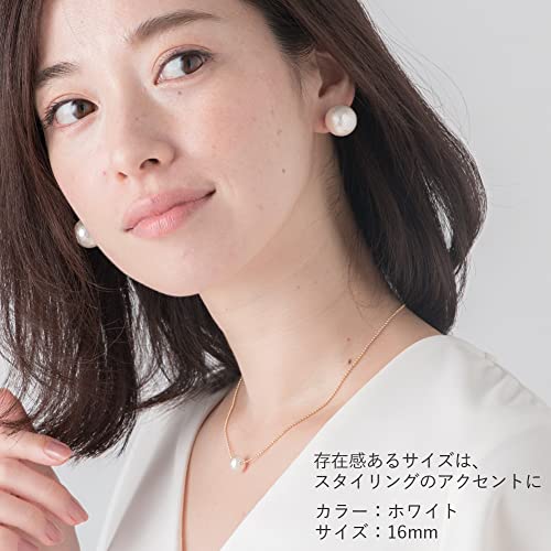 コットンパールピアス 5
