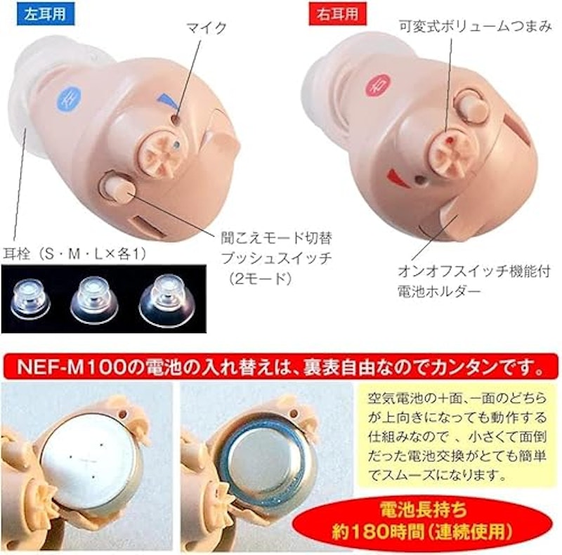 耳あな型デジタル補聴器 4